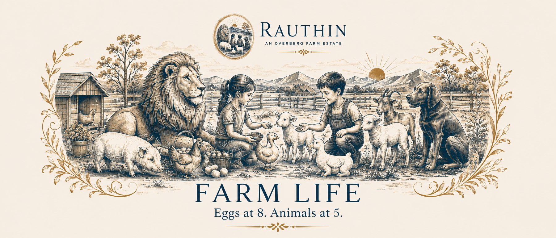 Pastoral farm life at Rauthin Estate